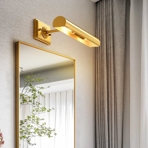 Brass Mirror Front Light Retro Bathroom Vanity Wall Light Painting Lamp Interior Decoration Lamp
