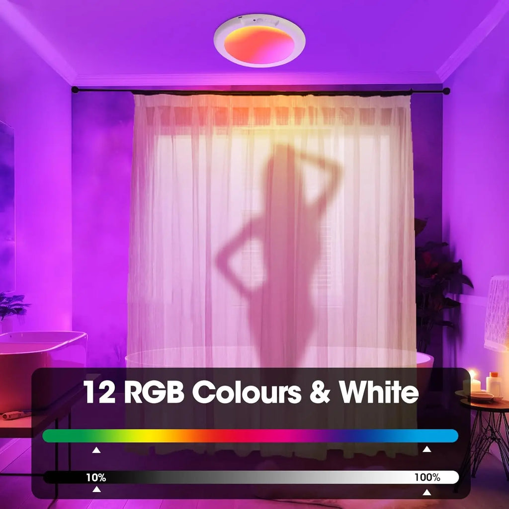 Aurelia Magnetic Rechargeable RGB Ceiling Light – USB-C Remote – detail view 6