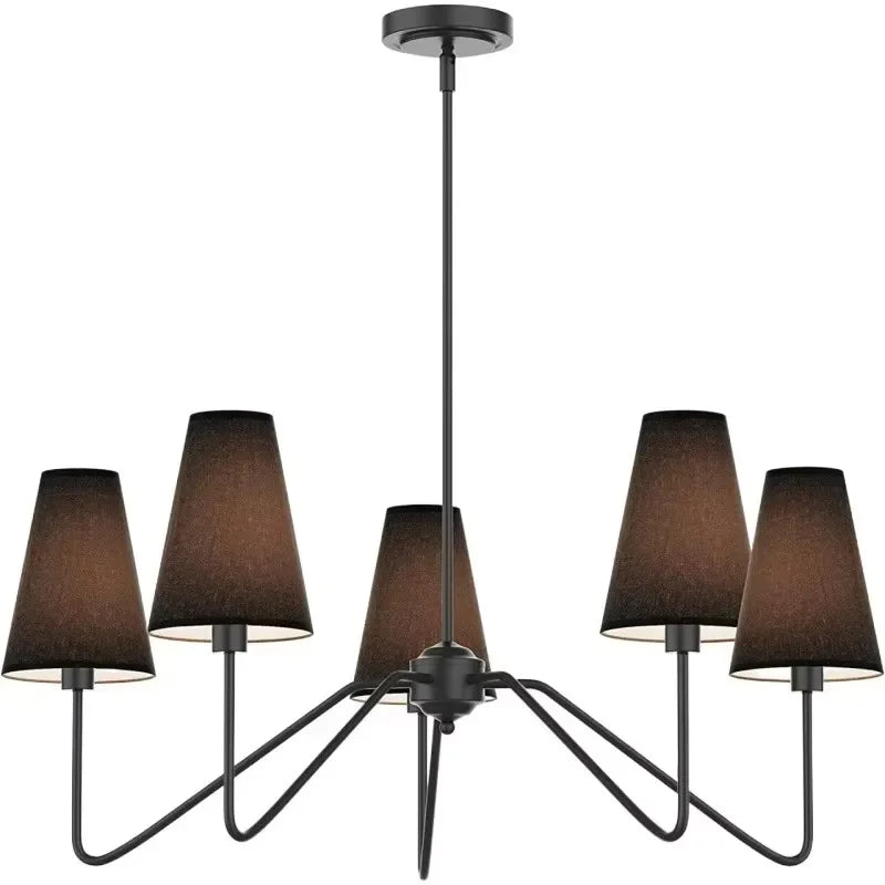 Riva Veil Fabric Chandelier – Minimalist – product detail 17