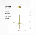 Caspian Arc Sculptural Aluminum Pendant Light – product view 14