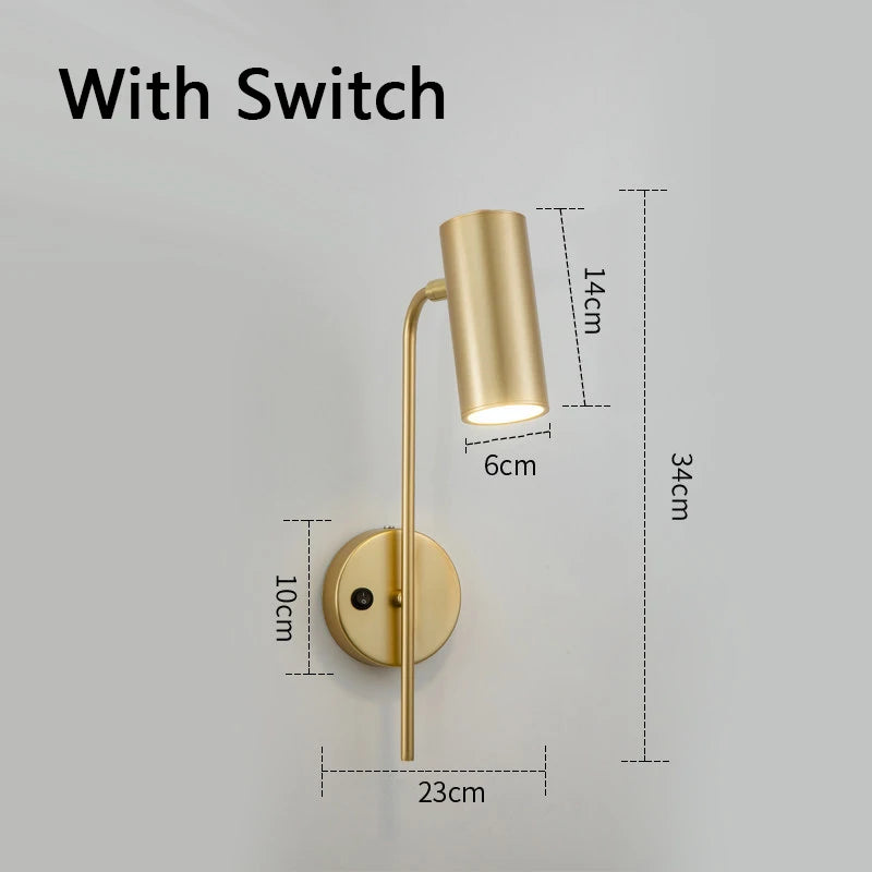 Siena Adjustable Bedside Reading Wall Light for Bedroom