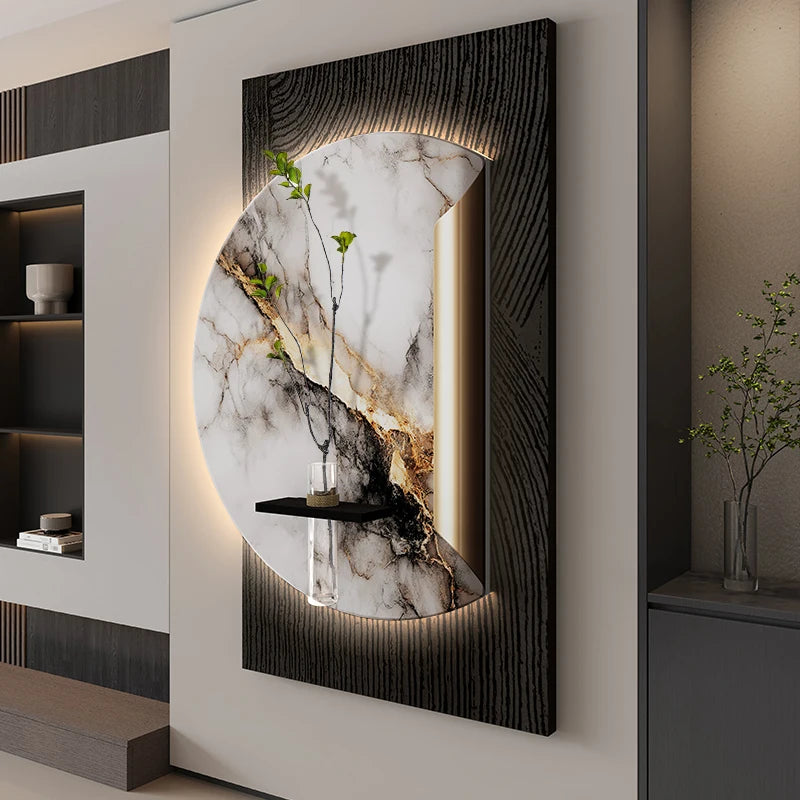 Evania Arc Glass Picture Light – product view 2