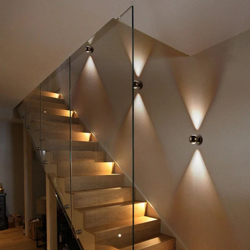 Glass Wall Sconce – Nordic Modern for Bedroom, Hallway, Living Room | Delphine Beam by Evenlyr