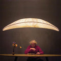 Fabric Chandelier – Nordic Modern for Dining Room, Living Room, Foyer | Delphine Arc by Evenlyr