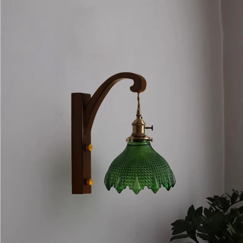 Wood Wall Sconce – Art Deco Adjustable for Bedroom, Bathroom, Dining Room | Jessamine Line by Evenlyr