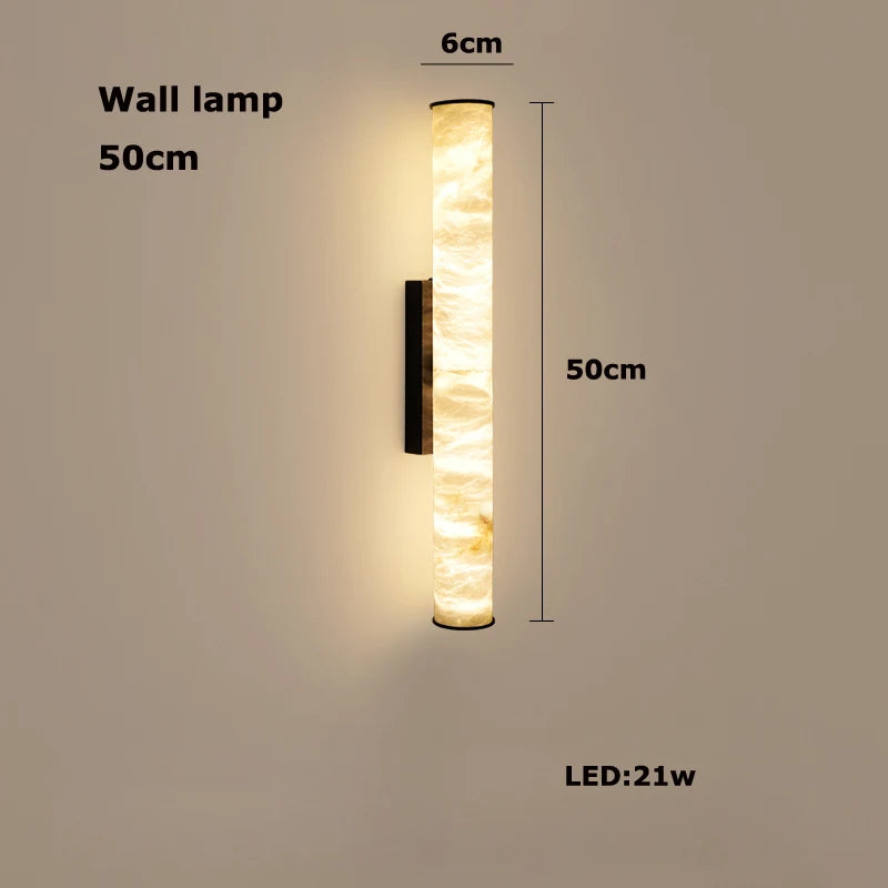 Soren Loop Natural Marble Pendant Light – Dimmable – product detail 13