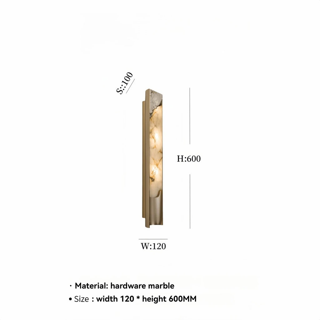 Caelia Contour Marble Wall Sconce – product view 8