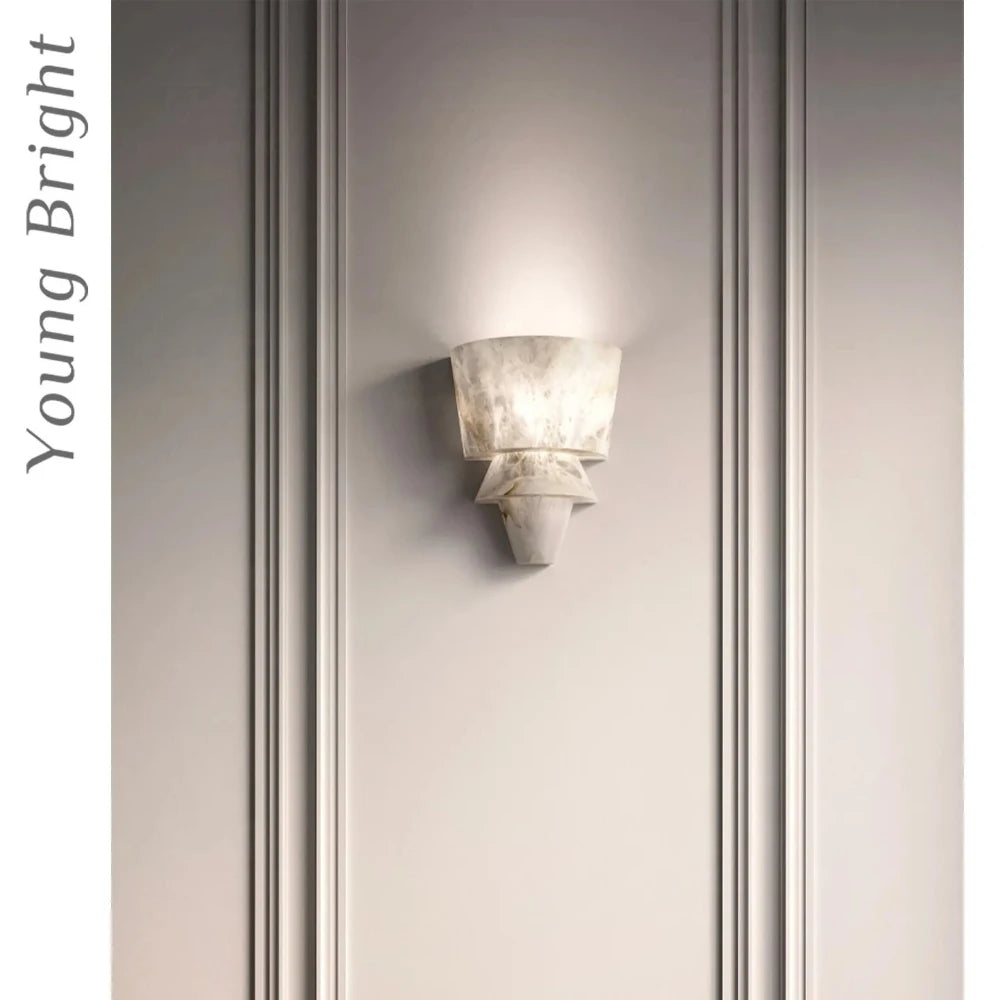 Damaris Veil Alabaster Vanity Light – product view 5