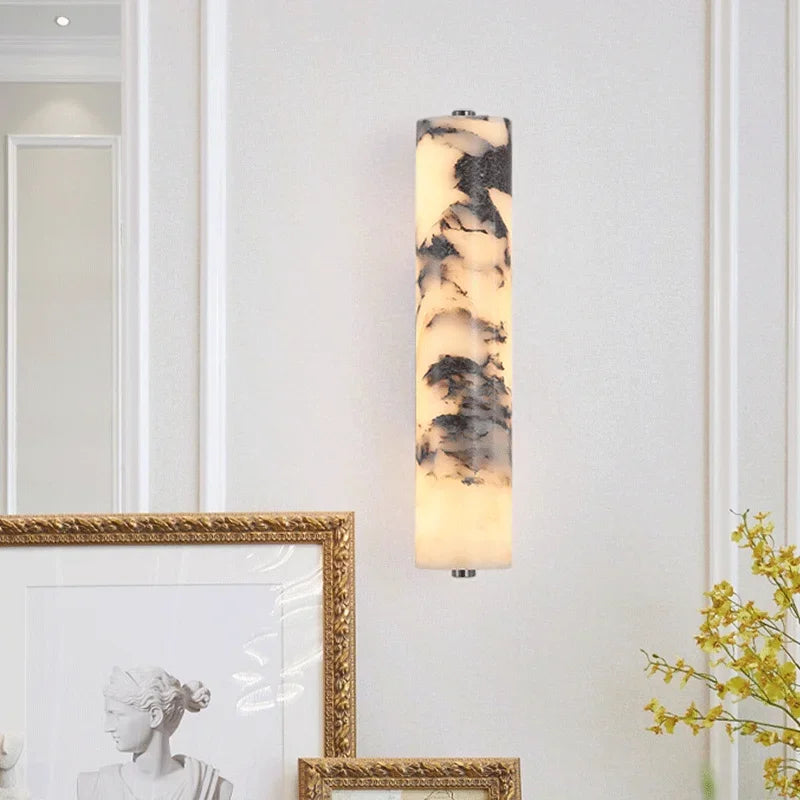 Liora Vault Natural Marble Wall Sconce – Luxury – product detail 2