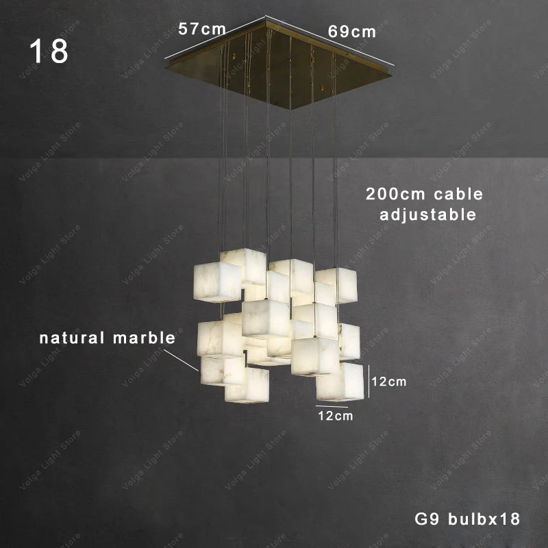 Wren Halo Alabaster Pendant Light – product view 12