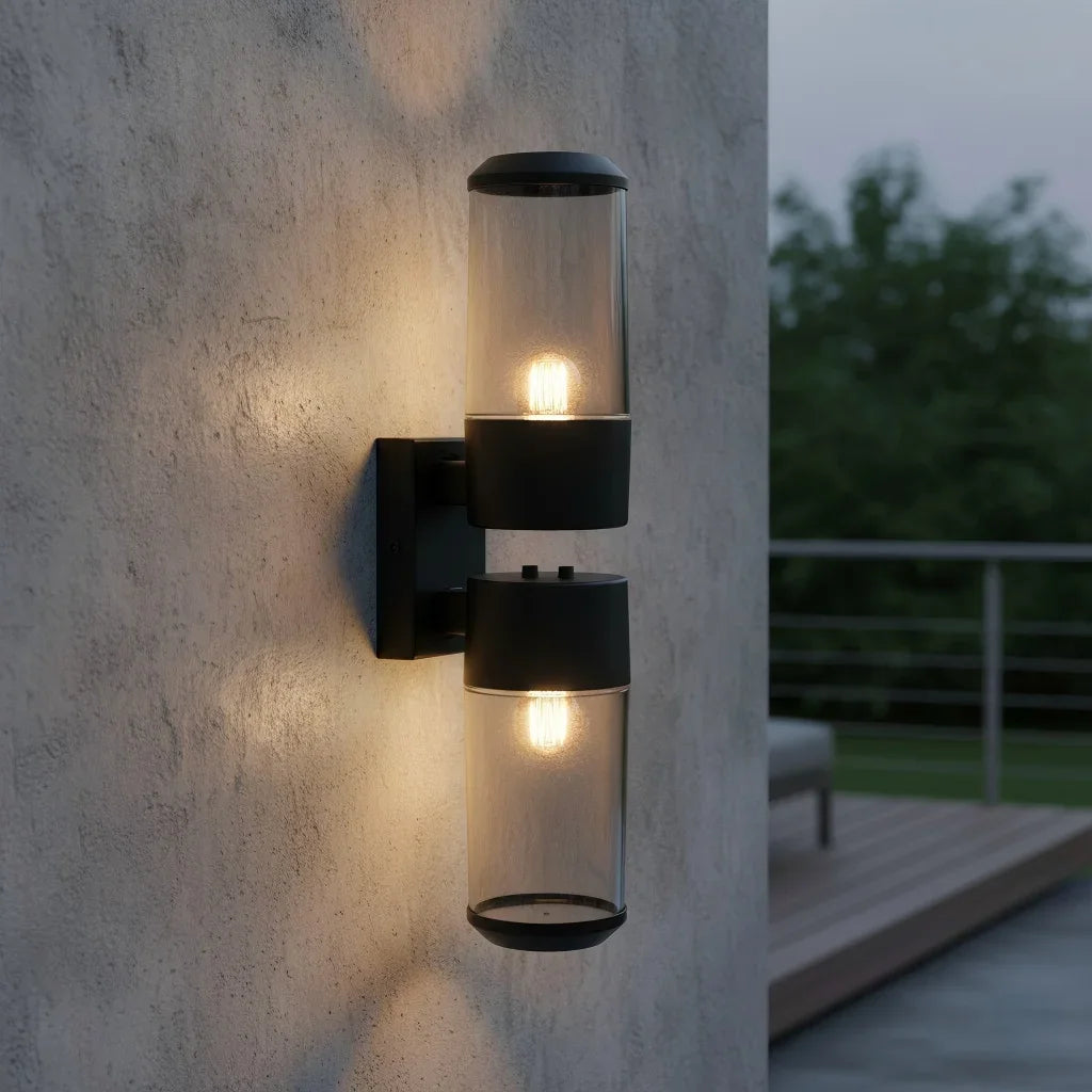 Ginevra Up-and-Down Outdoor Wall Light for Garden Wall