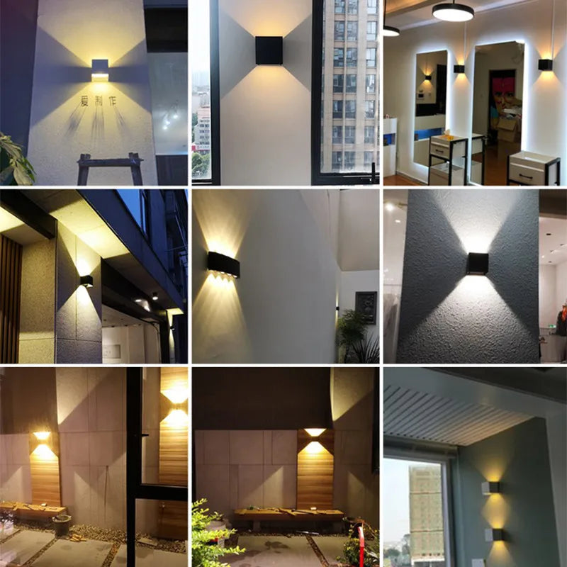 Orlena Outdoor Facade Wall Light for Veranda Stairs