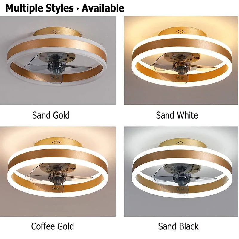 Orlena Halo Dimmable Metal Chandelier – product view 2