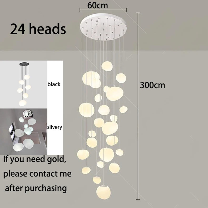 Linea Column Acrylic Chandelier – Remote Control – product detail 10