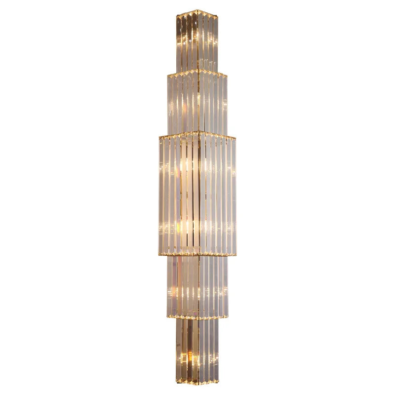 Crystal Wall Sconce – Modern Minimalist for Bedroom, Hallway, Living Room | Thalia Beam by Evenlyr