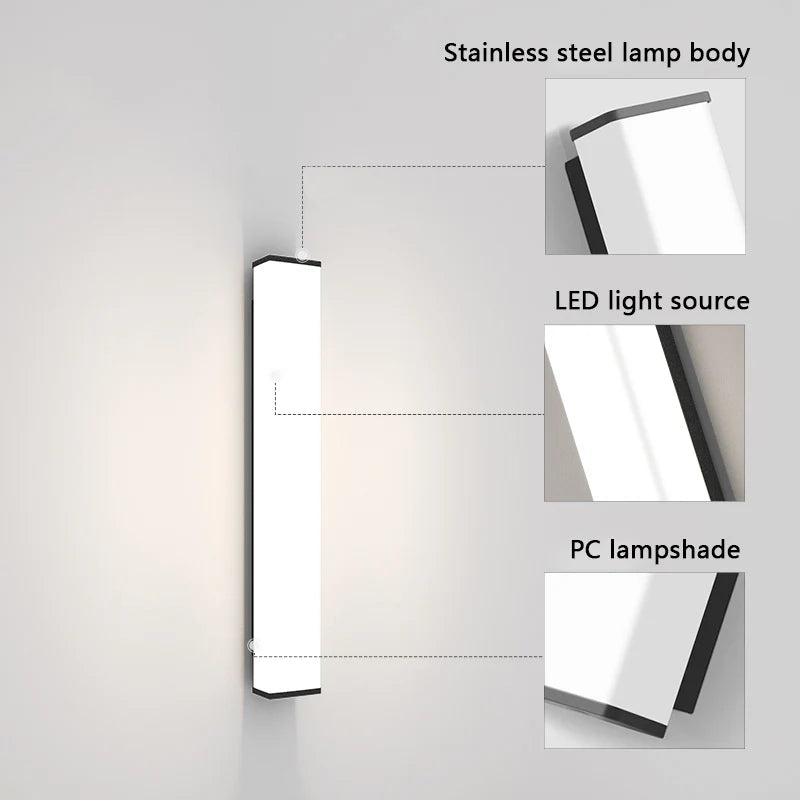 Ginevra Wall-Wash Beam Outdoor LED Wall Washer for Villa Exterior – IP65