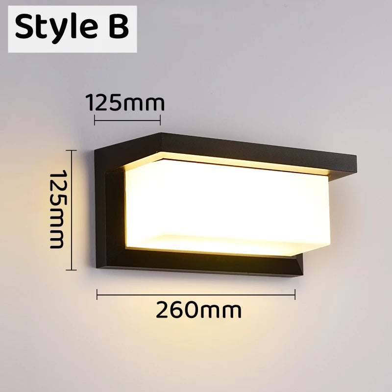 Merano E27 Outdoor Wall Light for Courtyard – IP65