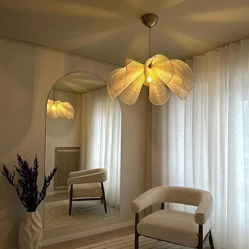 Amaris Arc Fabric Pendant Light – product view 3