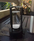 Acrylic Table Lamp – Modern Minimalist Cordless Rechargeable for Bedside, Restaurant Table, Desk & Office | Solenne Grove by Evenlyr