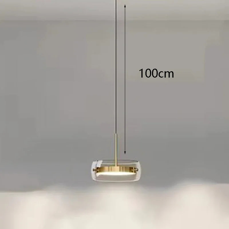Vita Crescent Glass Chandelier – Remote Control – product detail 8