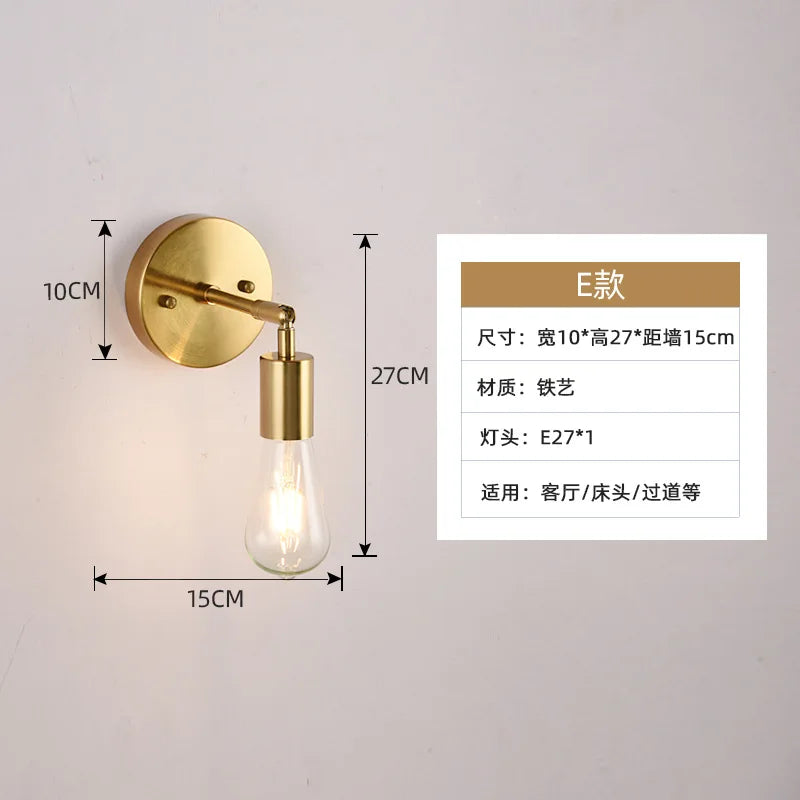 Metal Wall Sconce – Minimalist LED for Bathroom, Bedroom & Bedside, Hallway & Entryway | Amaya Arc by Evenlyr