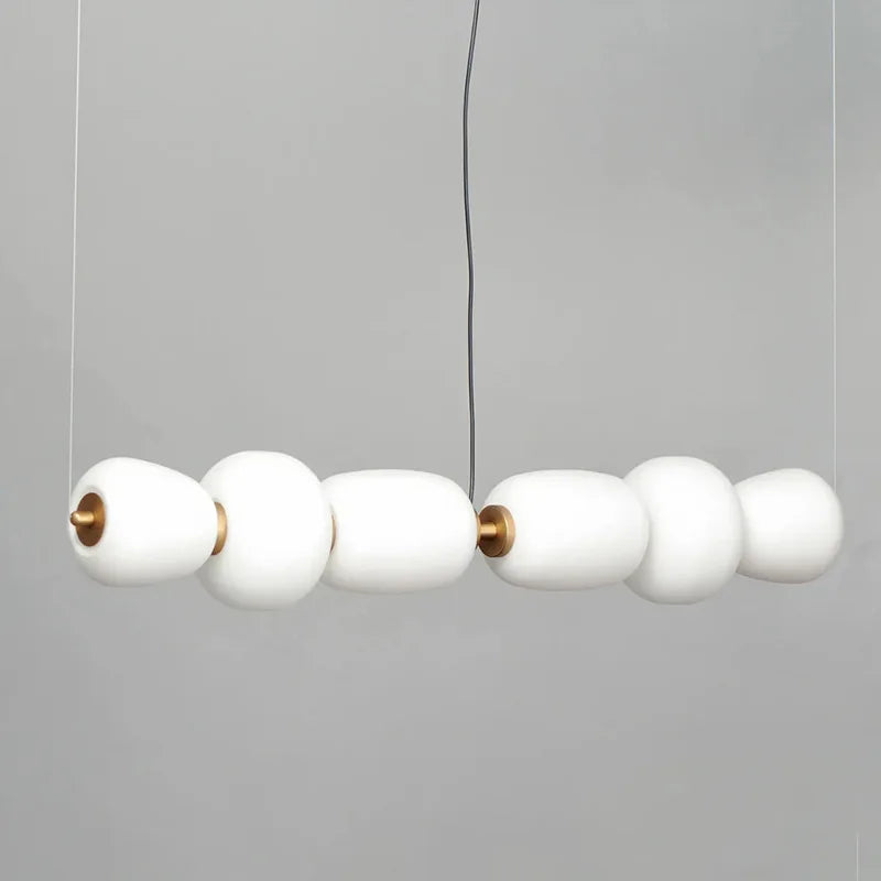 Liora Vault Glass Chandelier – Minimalist – product detail 5