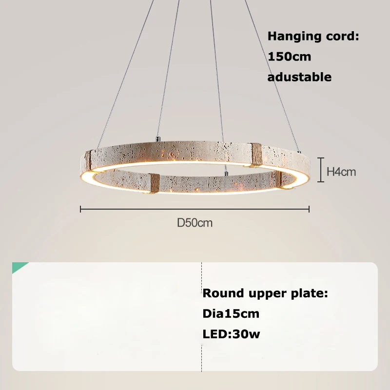 Arden Arc Wood Chandelier – Dimmable – product detail 13