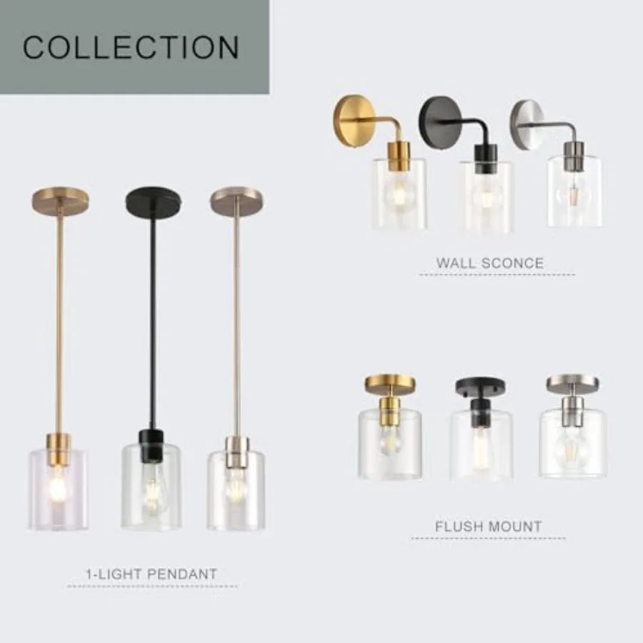 Brass Flush Mount Ceiling Light – Modern for Hallway & Entryway | Noemi Contour by Evenlyr