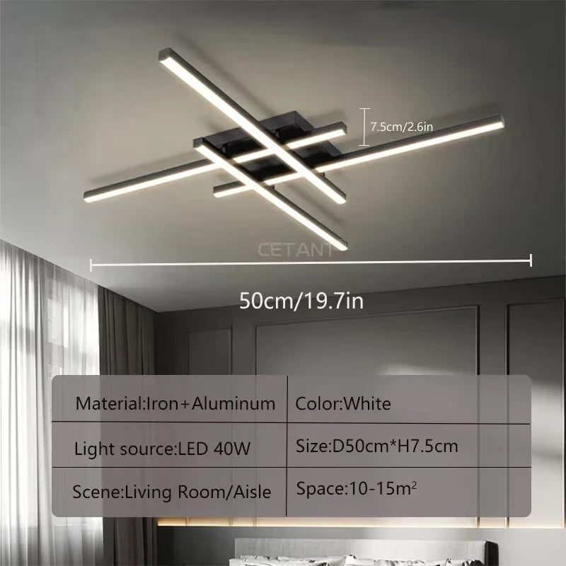 Ravena Long Linear LED Ceiling Light – Minimalist