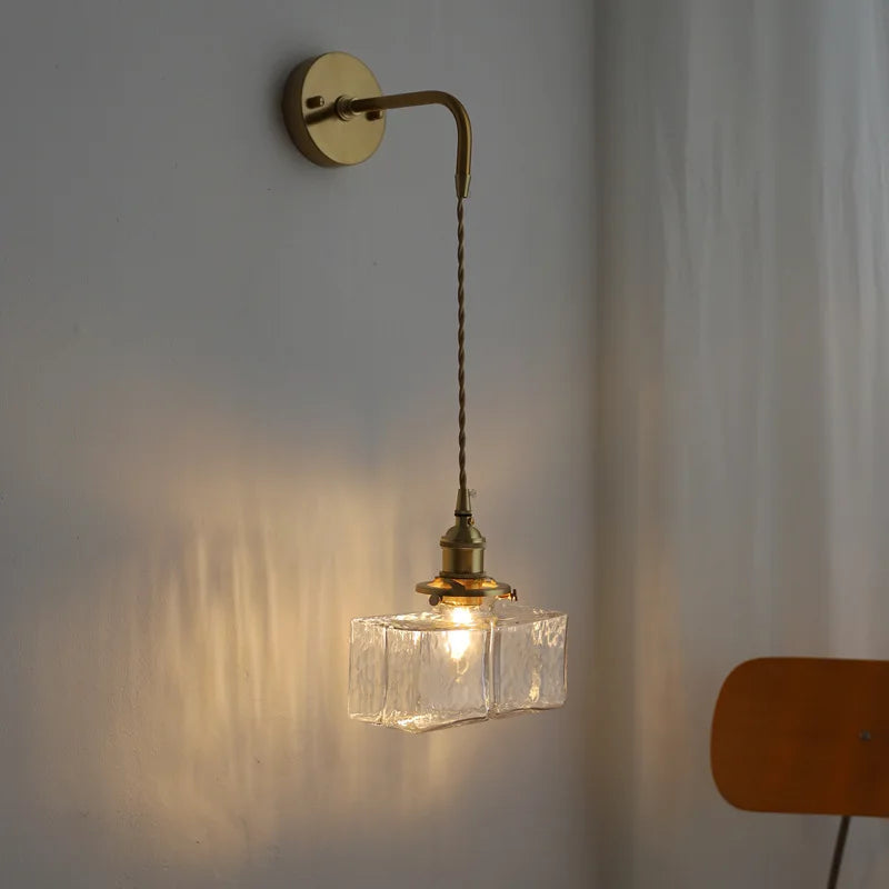Japanese Brass Round Picture Light – product view