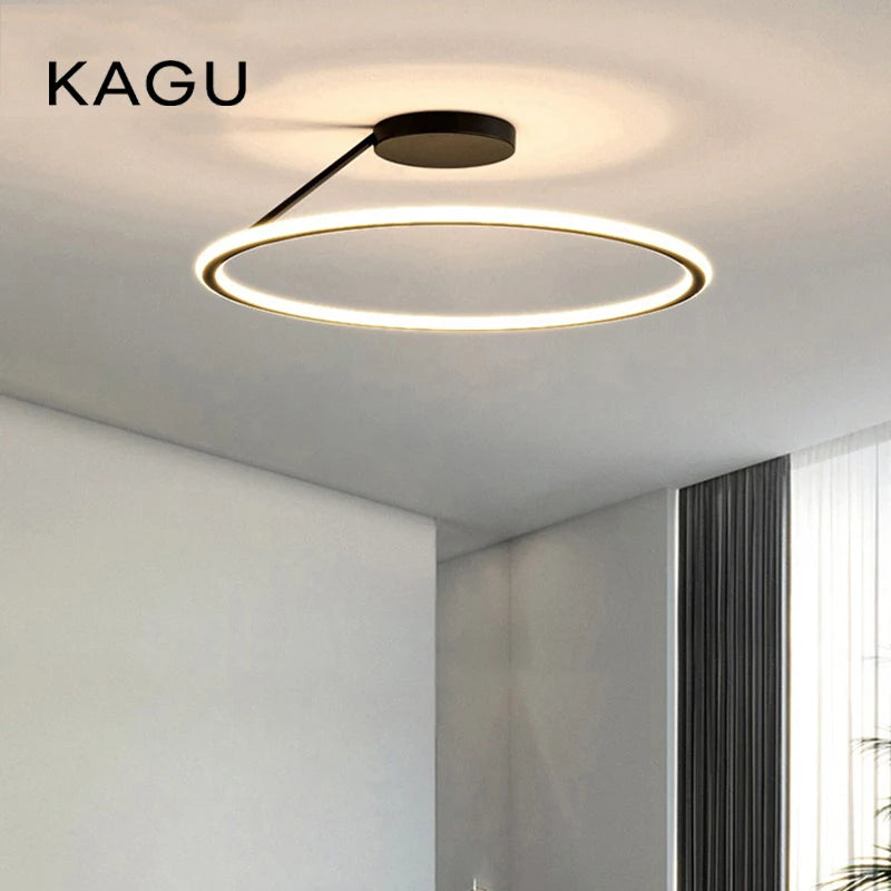 Caspian Round Modern Chandelier for Bedroom – Dimmable – detail view 2