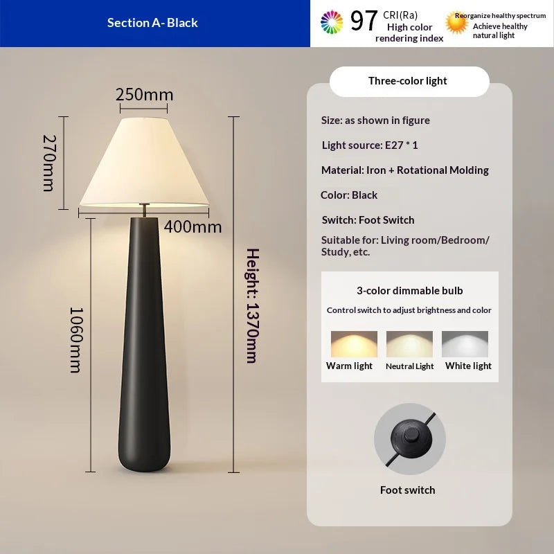 Aster Lattice Fabric Floor Lamp – Dimmable – product detail 10