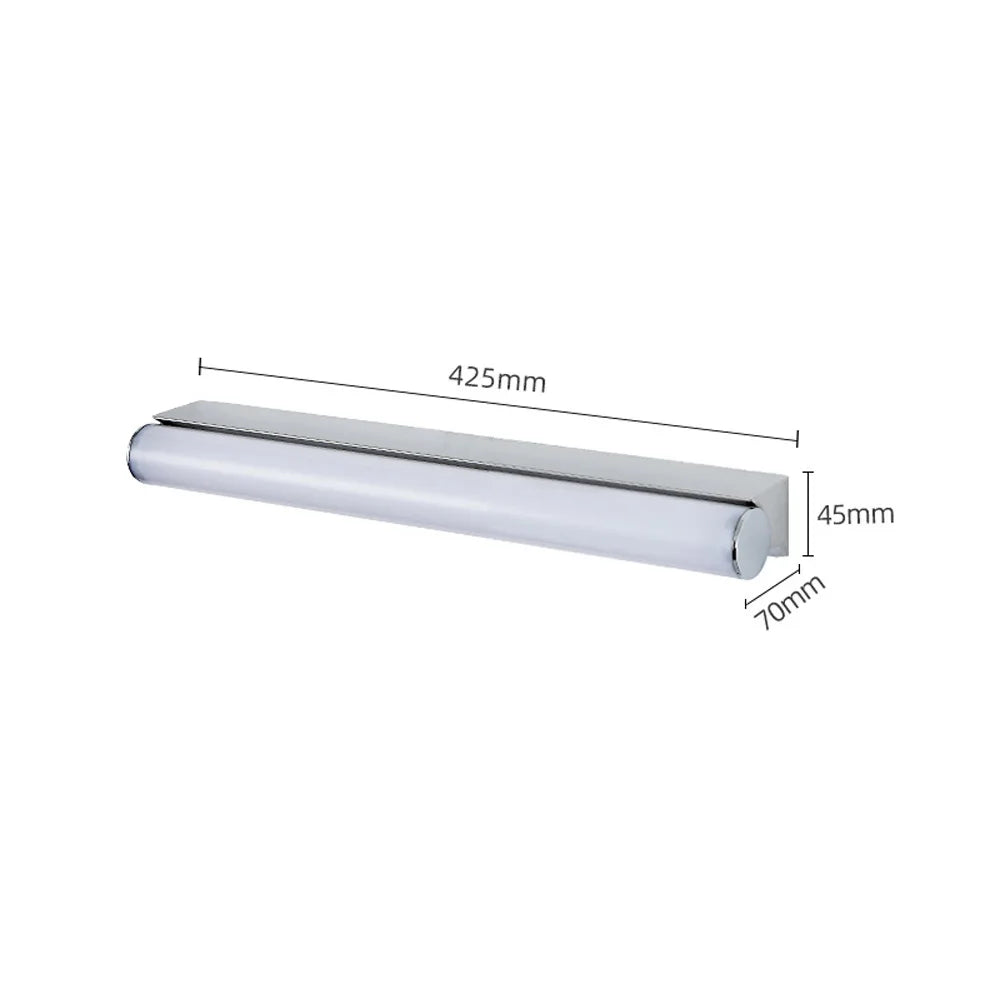 Modern Stainless Steel Vanity Light – detail view 6