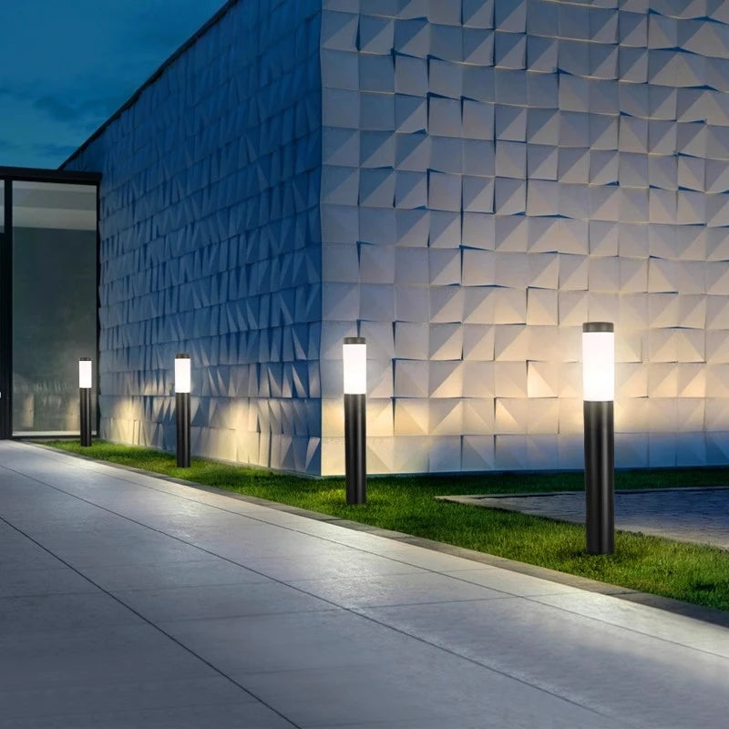 Kensley 15W Stainless Steel Garden Pillar Light – product view