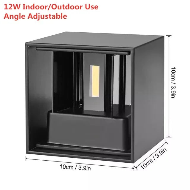 Merano 12W Adjustable-Beam Outdoor Wall Light – IP65 – detail view 12