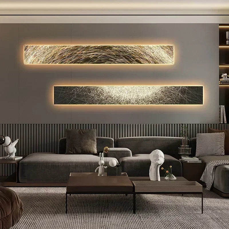 Kensley Aluminum Modern Wall Sconce for Living Room – Luxury – detail view 4