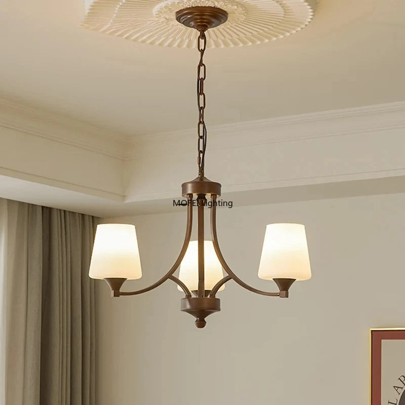 Glass Chandelier – Nordic Modern for Living Room, Bedroom, Dining Room | Liora Arc by Evenlyr