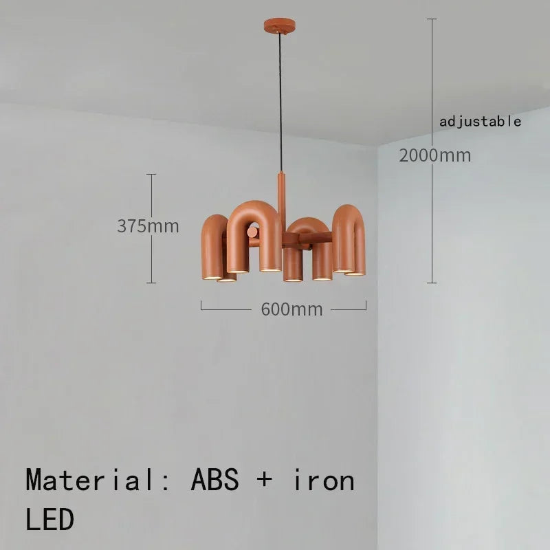 Elowen Arc Adjustable Metal Pendant Light – product view 14