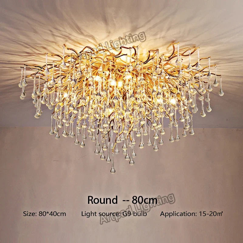 Maelis Contour Branch Crystal Chandelier – product view 8