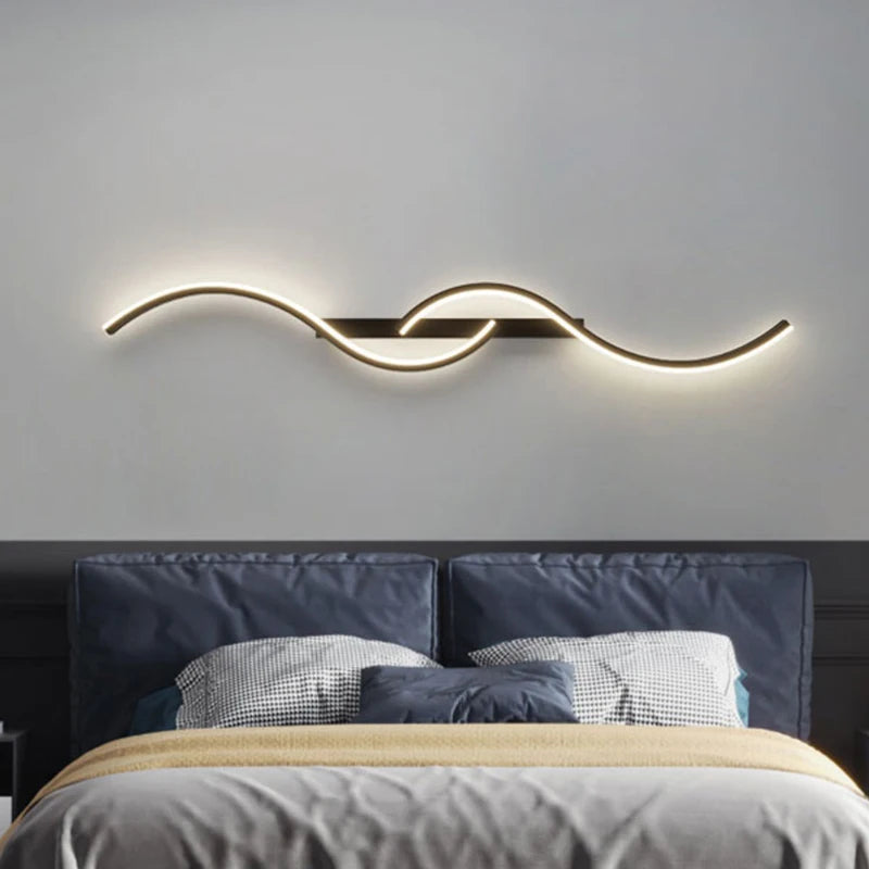Helios Long Linear LED Wall Sconce for Living Room – Minimalist