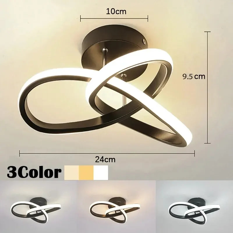 Aurelia Nordic Flush Mount Ceiling Light for Modern Interior – detail view 6