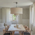 Fabric Chandelier – Wabi-Sabi Japanese for Dining Room, Living Room, Bedroom | Mirelle Arc by Evenlyr