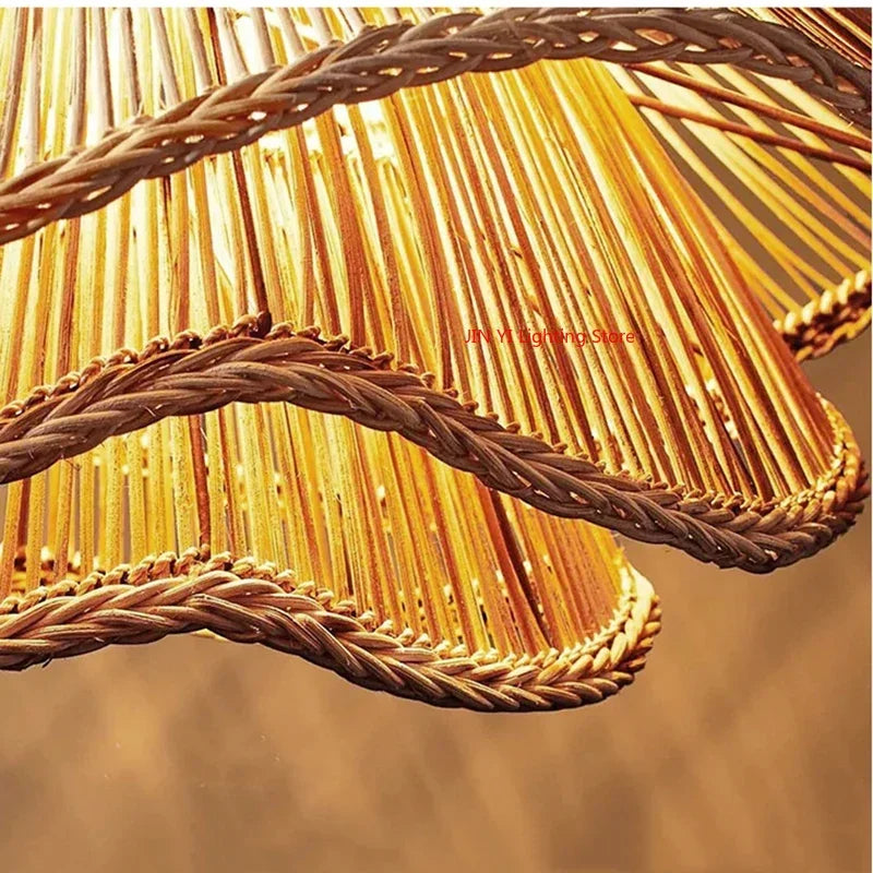 Neroli Handmade Rattan Pendant Light for Guest Room