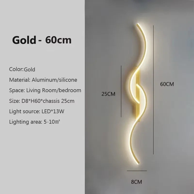 Helios Long Linear LED Wall Sconce for Living Room – Minimalist