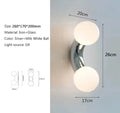 Ivara Arc Globe Glass Pendant Light – product view 7