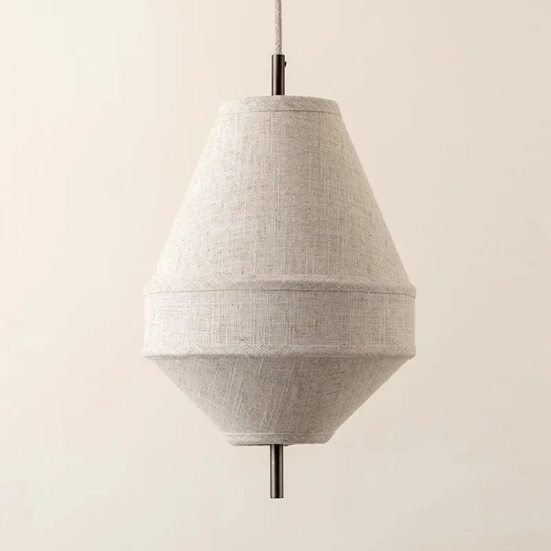 Fabric Chandelier – Wabi-Sabi Japanese for Bedroom & Bedside, Living Room, Restaurant & Café | Elowen Orbit by Evenlyr