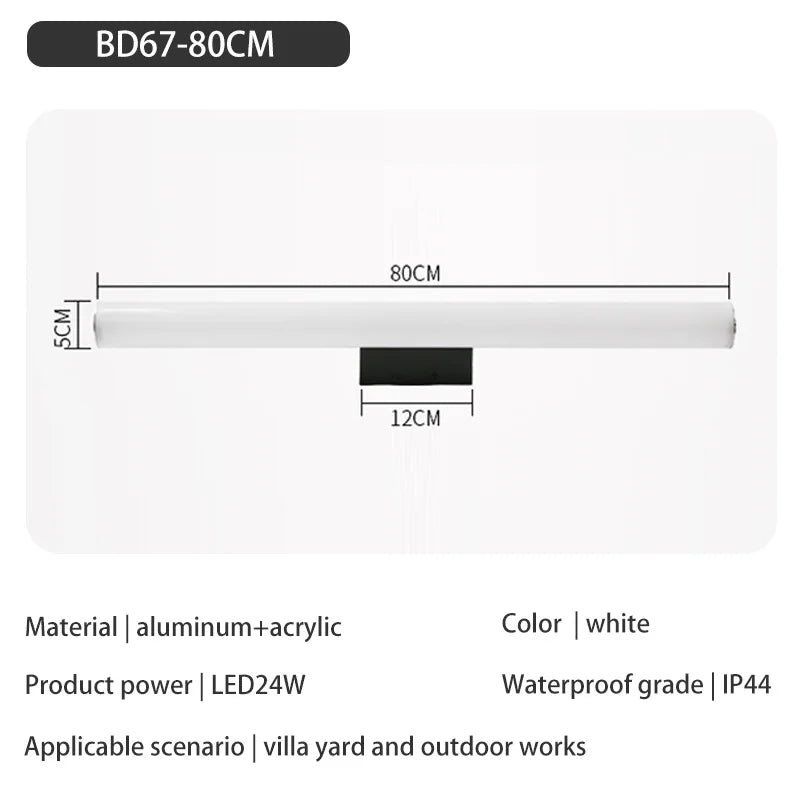 Alaric Halo Linear Aluminum Wall Sconce – product view 9