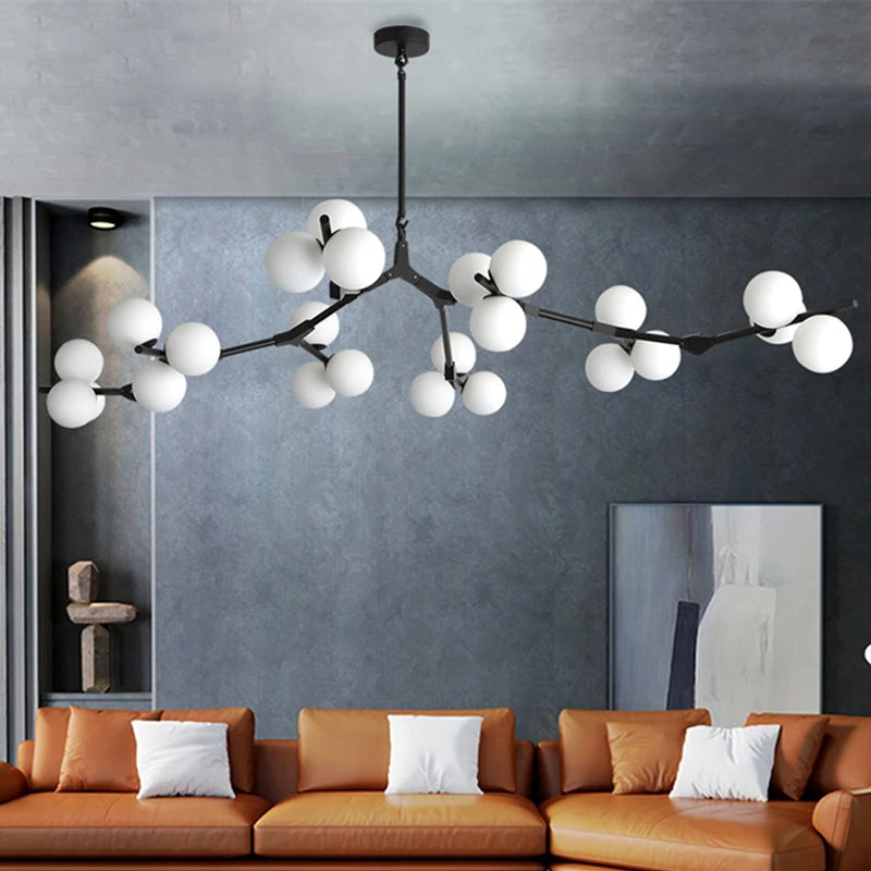 Joren Arc Glass Pendant Light – Art Deco Glass Pendant Lights for Dining Room