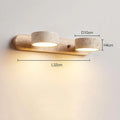 Metal Round Wall Sconce – Wabi-Sabi Japanese LED for Bathroom | Oriana Arc by Evenlyr
