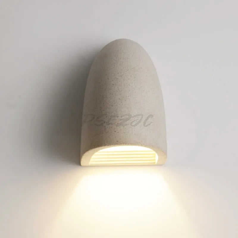 Ceramic Wall Sconce – Industrial Modern for Bedroom, Hallway, Living Room | Kaelis Dome by Evenlyr